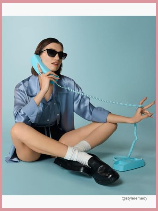 Oversized Cat Eye Sunglasses, UV Protected Lenses, Plastic Frame main image 4